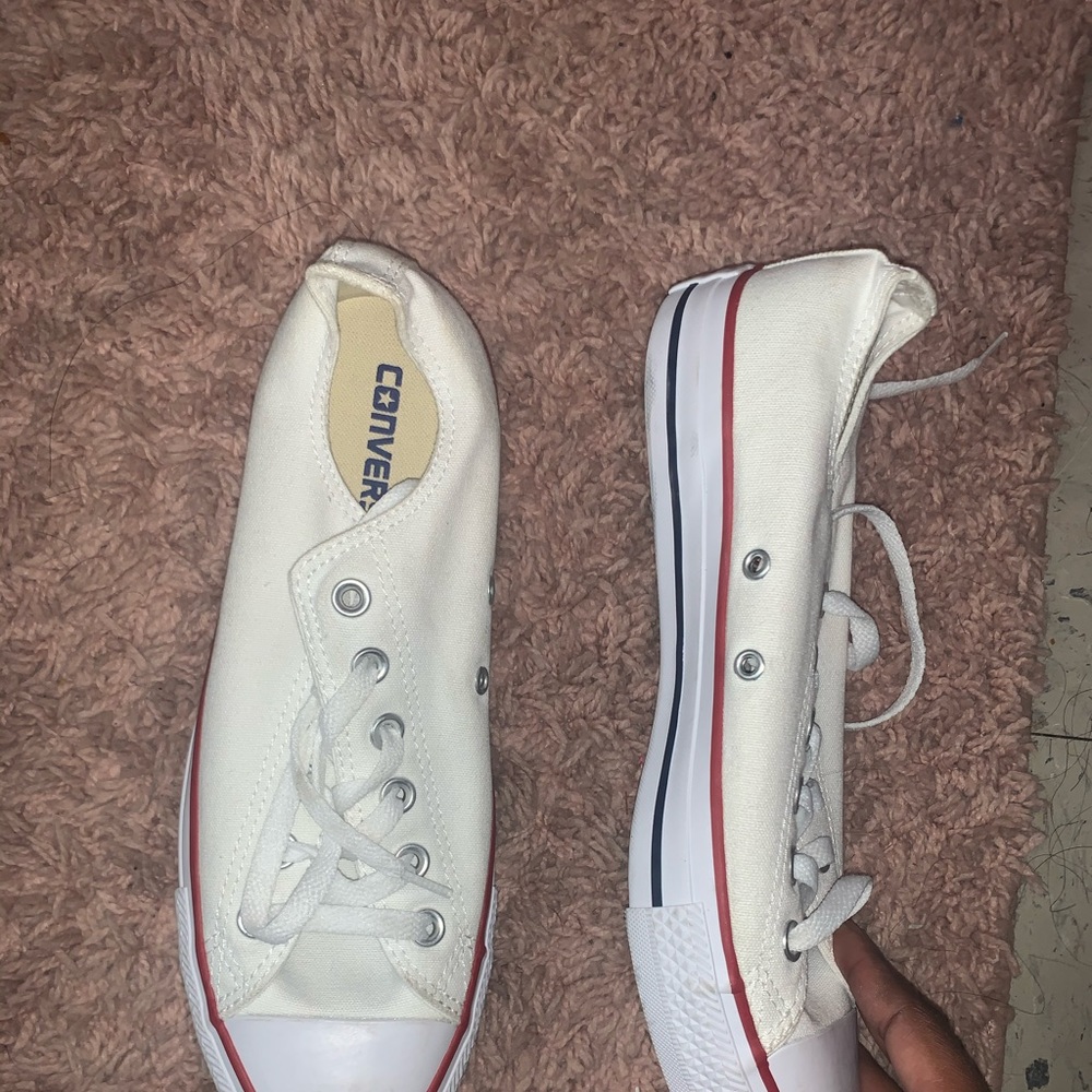 NEVERWORN WHITE LOWTOP CONVERSE